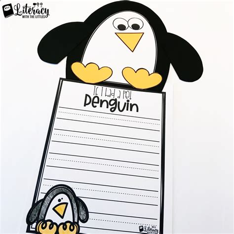 Free Penguin Writing Craftivity