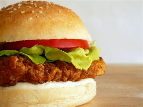 Abi S Daily Recipes Crispy Chicken Burger