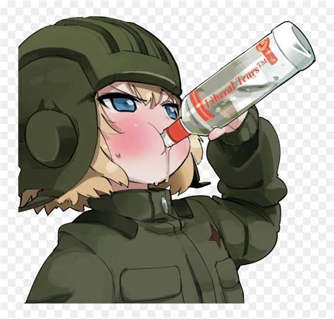 Anime Girls Drinking Alcohol Png Download Loli Vodka Transparent