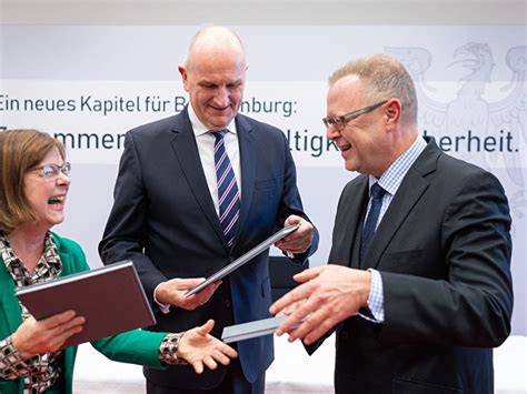 Ein bisschen unfrieden in brandenburg. Kenia-Koalition: Brandenburg soll «Vorreiterland» werden ...