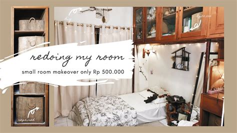 I wonder if somebody has. redoing my room + easy DIY room decor // small room makeover simple & clean | Indonesia #diy ...