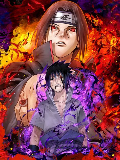 Art Art Poster 24x36 27x40 Sasuke Uchiha Naruto Anime Wallpaper T 103