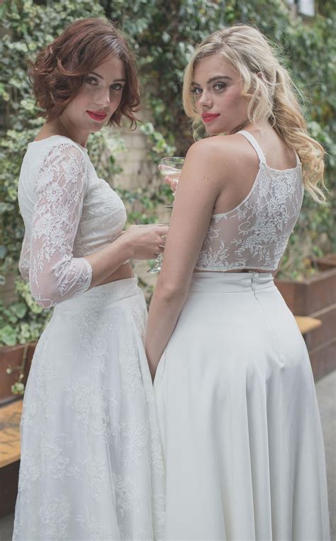 Gorgeous Lesbian Wedding Style By House Of Ollichon If You Re Looking For Something Di