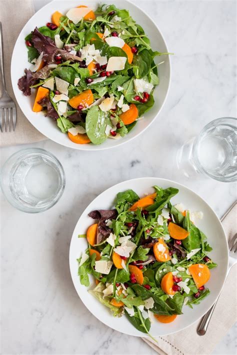 Persimmon And Pomegranate Salad