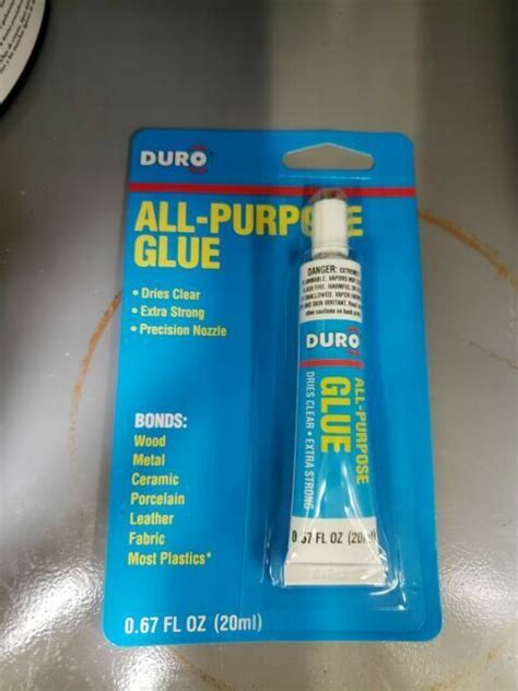 Duro All Purpose Glue Extra Strong Wood Metal Ceramic Porcelain Fabric