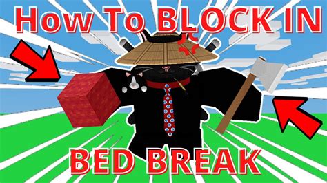 How To Block In Bed Break In Roblox Bedwars Youtube