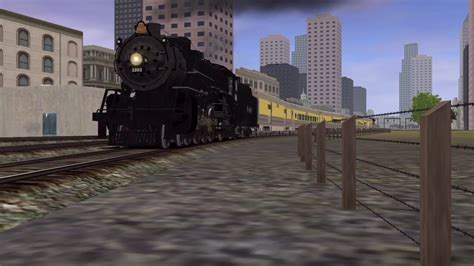 Trainz 2 Drgw 2302 Departs With 611s Whistle Youtube