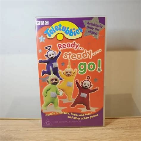 Bbc Abc Video Teletubbies Ready Steady Go Vhs Video Tape Tested Picclick Au
