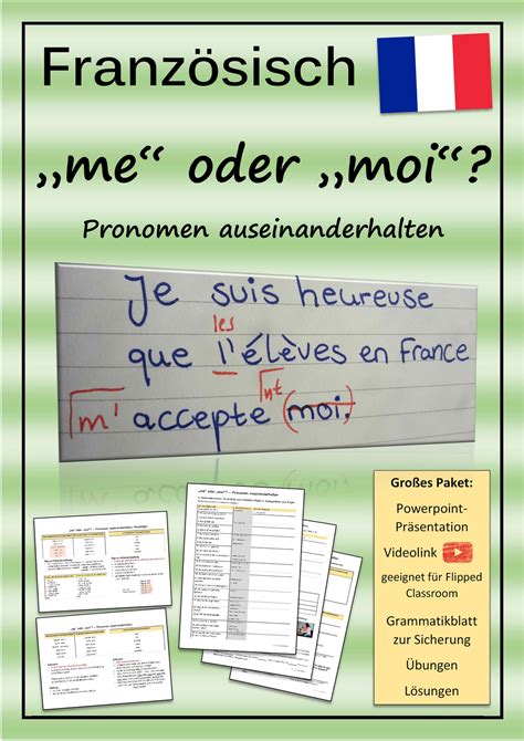 Pin Auf Französisch Sekundarstufe Unterrichtsmaterialien