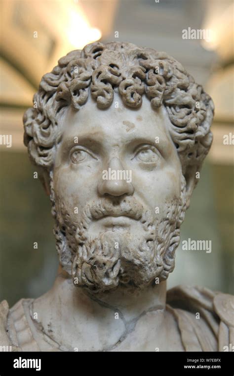 Portrait Of The Roman Emperor Septimius Severus Early 3rd Century Ad