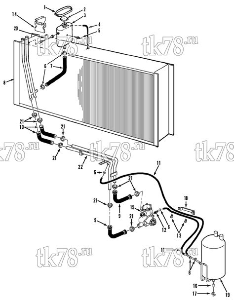 Thermo King Cooling System 141a10 схема запчастей