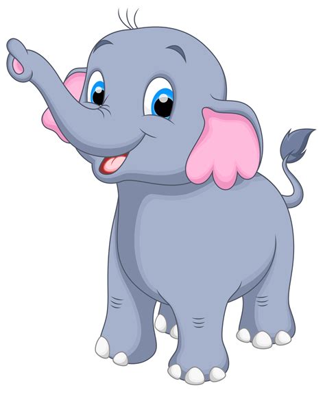 Cute Elephant Baby Elephant Clipart Outline Free Clipart Images