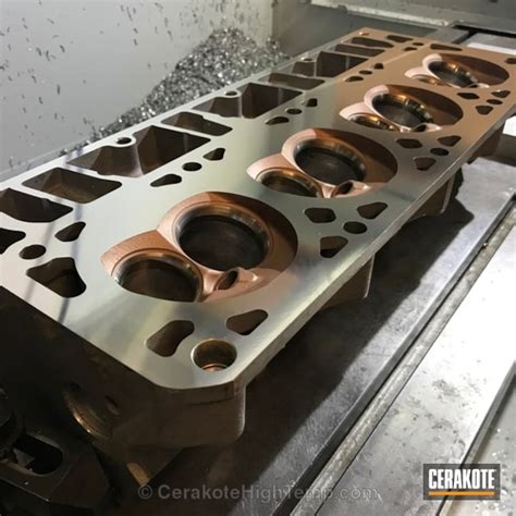 Ported Ls1 Cylinder Heads With Cerakoted Combustion Chambers By Michael