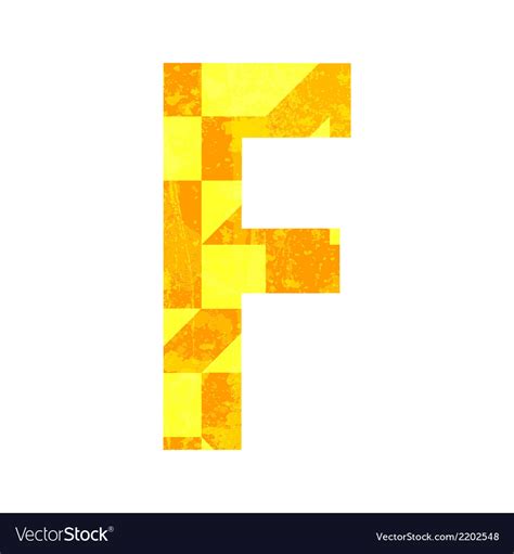 Skilled nursing facility benefits first available in january 1967. Abstract color alphabet F Royalty Free Vector Image