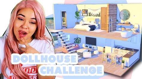 Sims 4 Dollhouse Challenge Lets Build Youtube