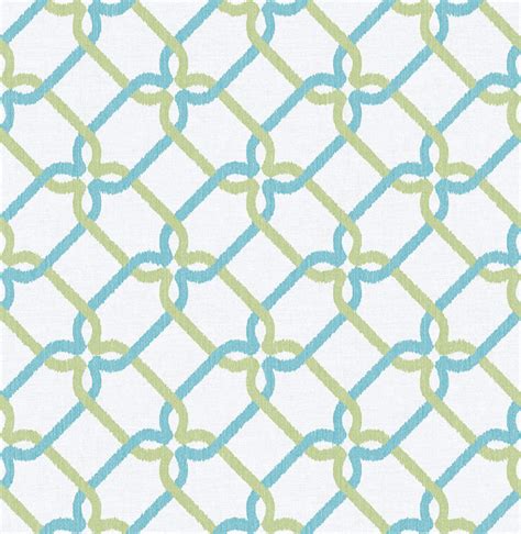 Palladian Teal Links Wallpaper Sample Contemporary Wallpaper By