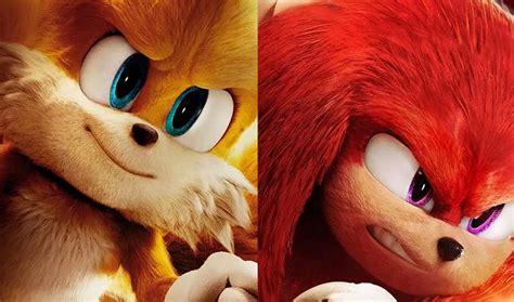 Nuevos Pósteres De Tails Y Knuckles Para Sonic 2 La Película No La Peles