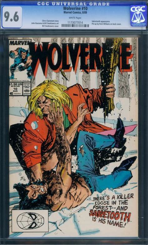 Wolverine 10 1989 Cgc Graded 96 White Pages Sabertooth 1173077014