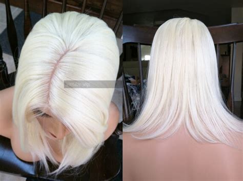 Blonde Lace Front Wig Long Platinum Blonde Heat SAFE