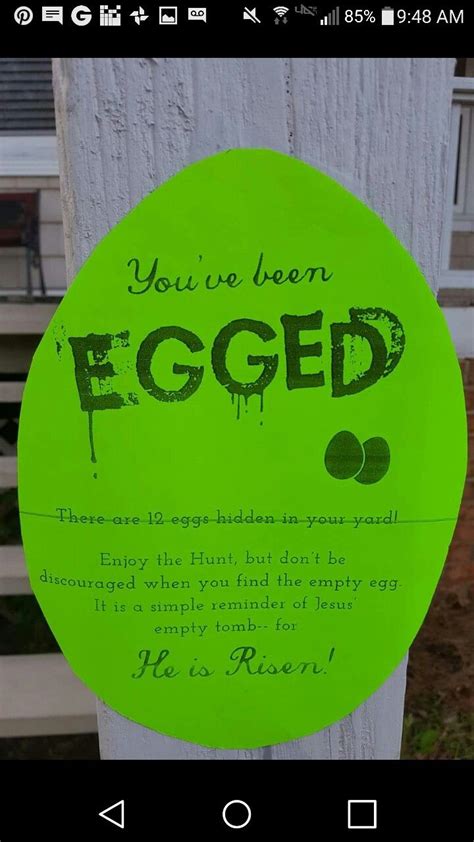 You Ve Been Egged Fun Easter Surprise Easter Fun Easter Surprise You Ve Been Egged