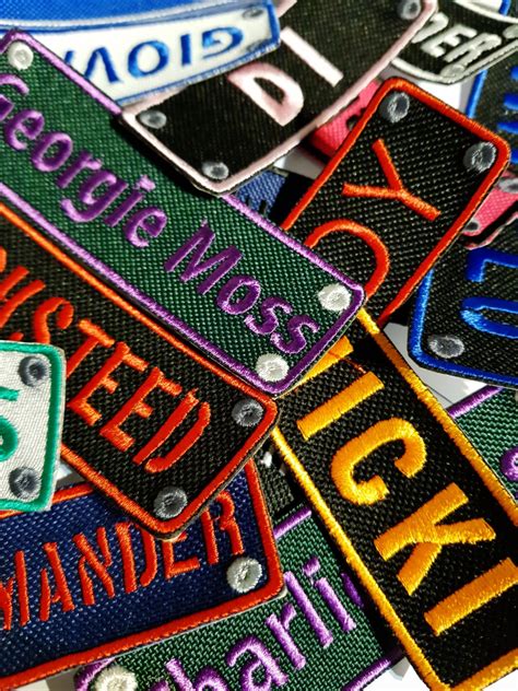 Personalized Name Embroidered Patches for Jackets Iron On | Etsy ...