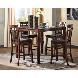 Bennox Counter Height Dining Table And Bar Stools Set Of B By Signature Design By