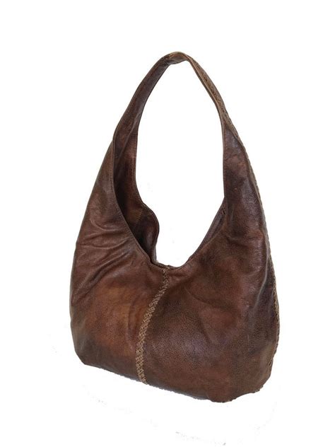 Brown Leather Hobo Bag With Braided Design Hobo Handbag Women Bags