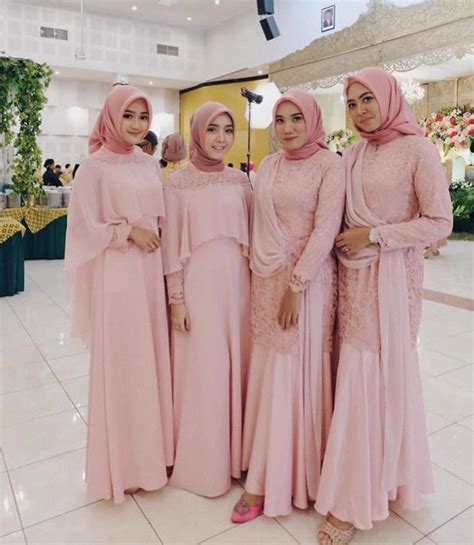 √ 30+ Model Bridesmaid Hijab (DRESS, SERAGAM, KEBAYA, GAUN)