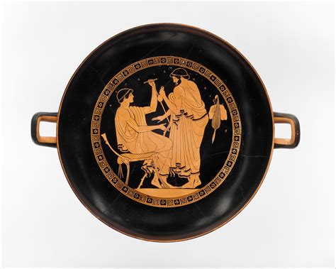Attributed to Douris | Terracotta kylix (drinking cup 