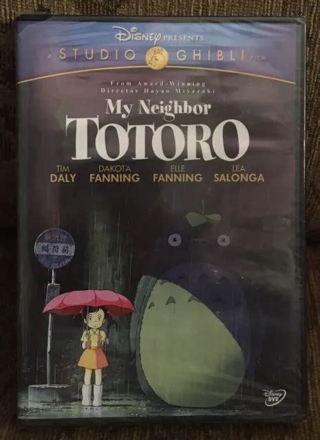 New My Neighbor Totoro Studio Ghibli Disney Dvd Widescreen Miyazaki