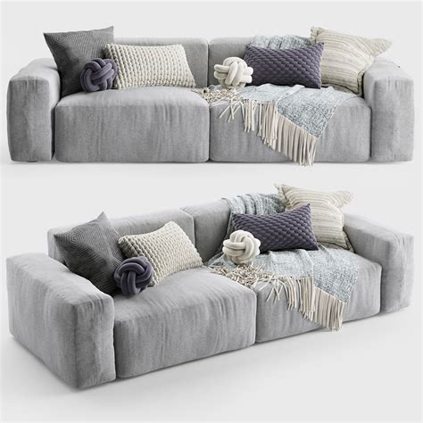 The elise custom corner sofa is an elements corner sofa that you can put together yourself in many different configurations and colours. Elise Sofa 3D model | CGTrader
