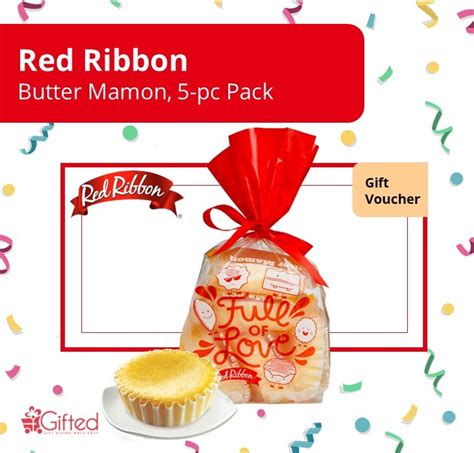 Red Ribbon Butter Mamon 5 Pc Pack T Voucher Lazada Ph