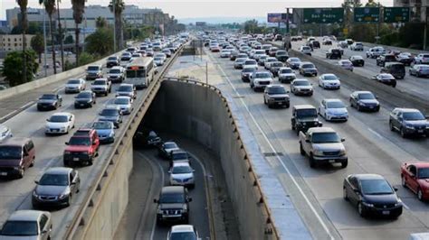 Traffic Jam In Downtown Los Angeles 10 Stock Footage Videohive