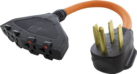 Amazon Com Ac Works Prong Volt Plug To Volt Household Female Adapter Cord