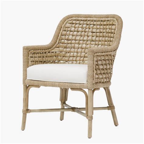 Capitola Rattan Arm Chair - Shop Palecek Chairs | Rattan chair, Chair