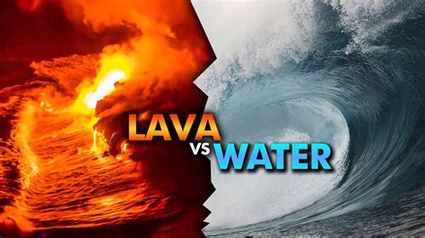 Top 10 Lava Vs Water Youtube