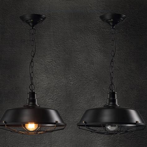 All the factorylux vintage lamp shades are available in the new finishes from the smallest 80mm miniature to the largest 500mm reflector. Modern Vintage Industrial Retro Loft Black Metal Ceiling ...