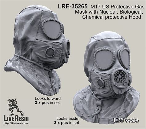 20 Military Hooded Gas Chemical Biological Mask M6a2 A17 Ebay