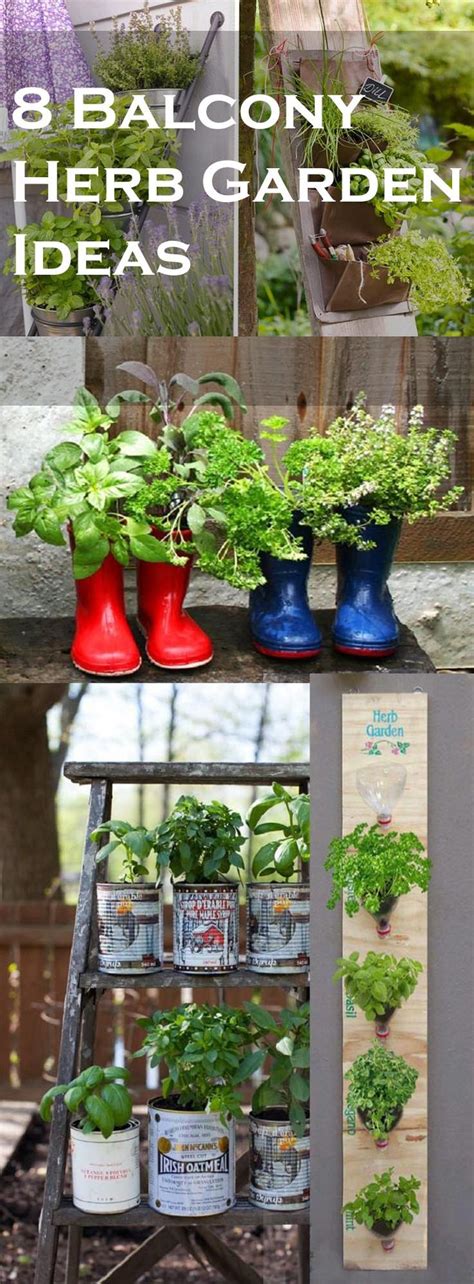 8 Balcony Herb Garden Ideas You Would Like To Try Balcony Herb