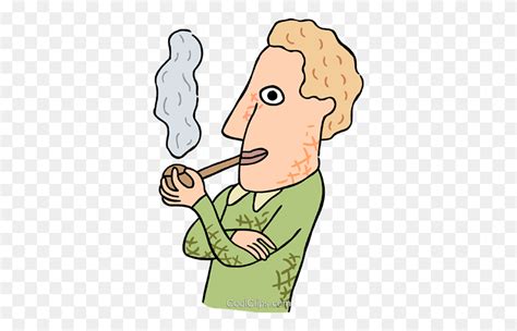 Man Smoking Pipe Royalty Free Vector Clip Art Illustration Smoking Pipe Clipart Stunning