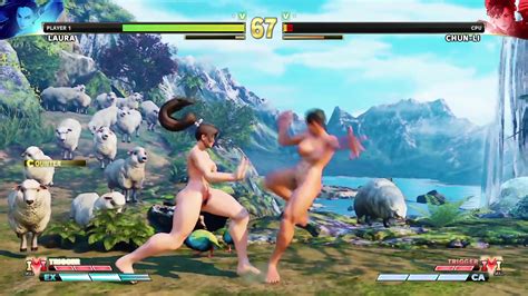 Nude Fighter Team Match Round 5 Redemption Laura Vs Chun Li W Nsfw Mods Laura Li Eporner