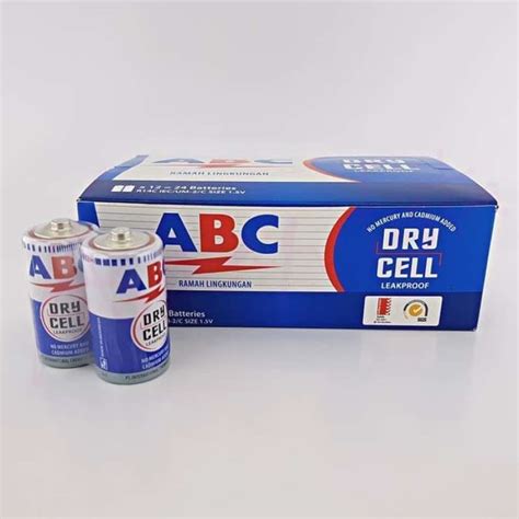 Jual Baterai ABC Battery C Tanggung R14 ABC BIRU ATK 2 Pcs Di Seller Sumber Berkat Stationery