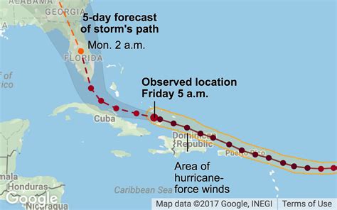 Maps Tracking Hurricane Irmas Path The New York Times
