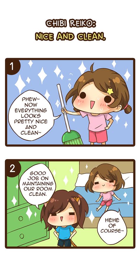 Chores Cleaning Up Chibi Reiko Comics Funny Comics Strips 17043 Hot