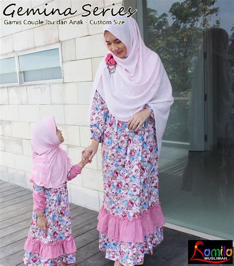 Koleksi Gamis Idul Fitri 2016 Myhijabshop Pusat Baju Gamis Couple Ibu