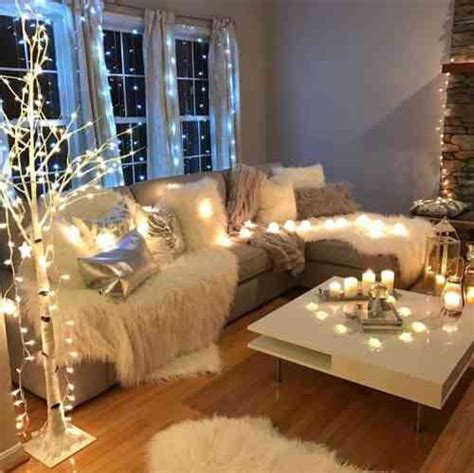 A central fireplace, large couches, and a lighting fixture that. 28 Cozy Living Room Decor Ideas To Copy - Society19