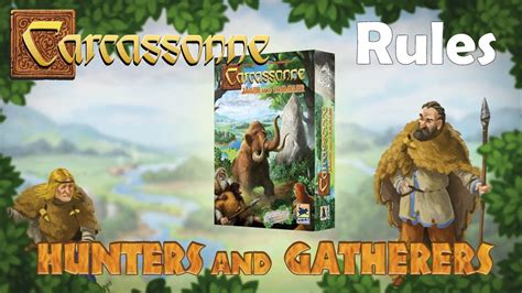 carcassonne hunters and gatherers how to play rules youtube