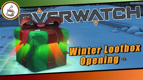 Overwatch Winter Case Opening Winter Loot Box Opening Blizzard