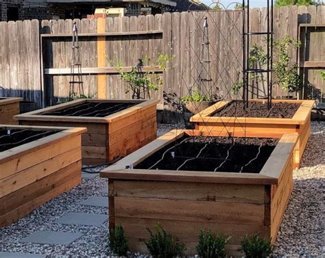 Cedar Raised Garden Bed Plans Pdf Download Diy Etsy