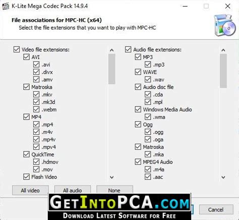 K Lite Mega Codec Pack 1496 Free Download